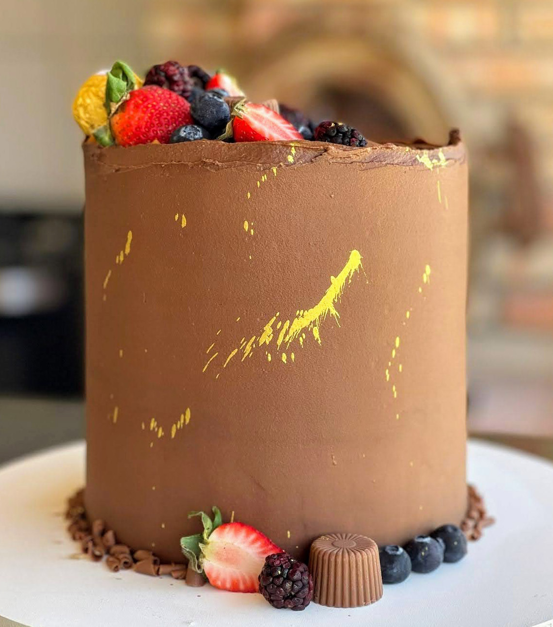 Bolo em Ganache
